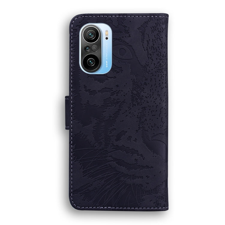 For Xiaomi Redmi K40 / K40 Pro / Poco F3 Tiger Embossing Pattern Horizontal Flip Leather Case with Holder & Card Slots & Wallet