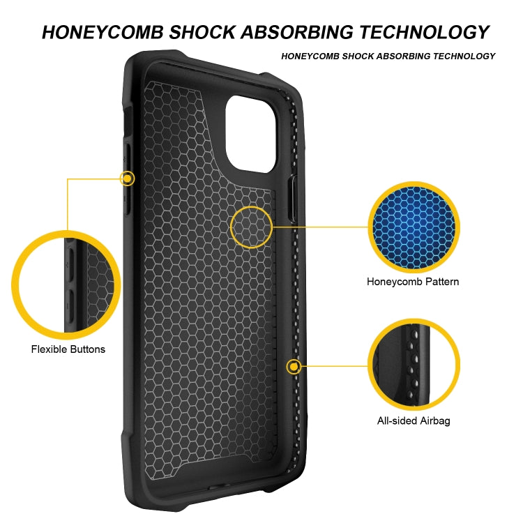 For iPhone 11 Pro Max 3D Embossed PU + PC + TPU Skidproof Shockproof Case