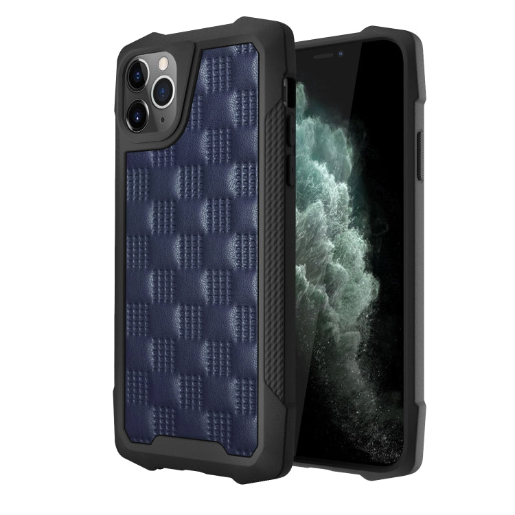 For iPhone 11 Pro 3D Embossed PU + PC + TPU Skidproof Shockproof Case