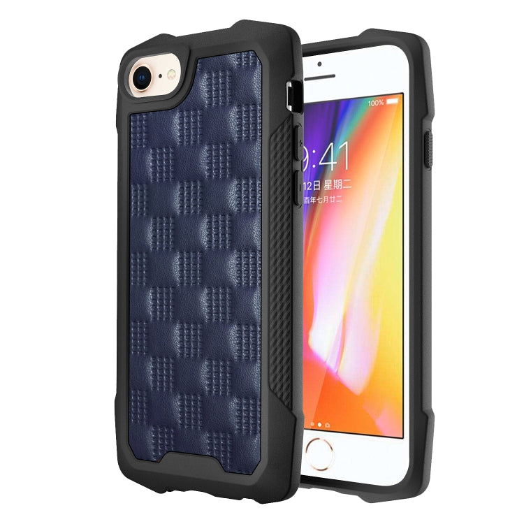 For iPhone SE 2022 / SE 2020 / 8 / 7 / 6s / 6 3D Embossed PU + PC + TPU Skidproof Shockproof Case