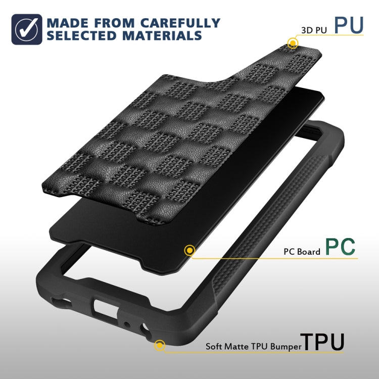 For Samsung Galaxy A52 5G / 4G 3D Embossed PU + PC + TPU Skidproof Shockproof Case