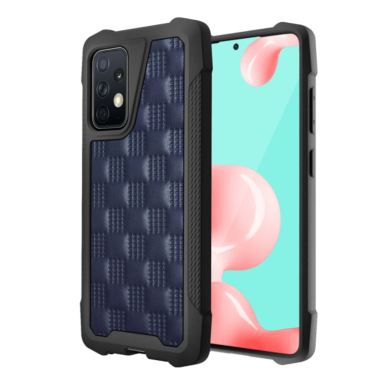 For Samsung Galaxy A52 5G / 4G 3D Embossed PU + PC + TPU Skidproof Shockproof Case