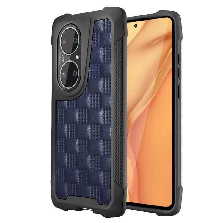 For Huawei P50 Pro 3D Embossed PU + PC + TPU Skidproof Shockproof Case