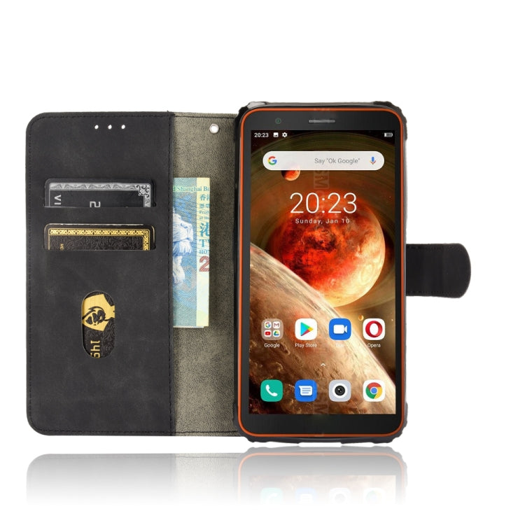 For Blackview BV6600 Solid Color Skin Feel Magnetic Buckle Horizontal Flip Calf Texture PU Leather Case with Holder & Card Slots & Wallet