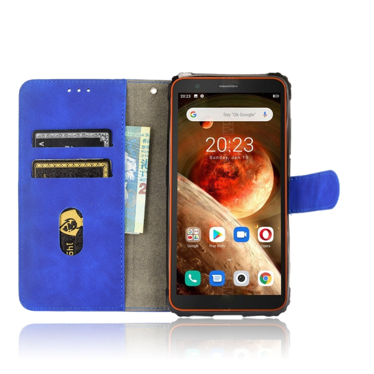For Blackview BV6600 Solid Color Skin Feel Magnetic Buckle Horizontal Flip Calf Texture PU Leather Case with Holder & Card Slots & Wallet