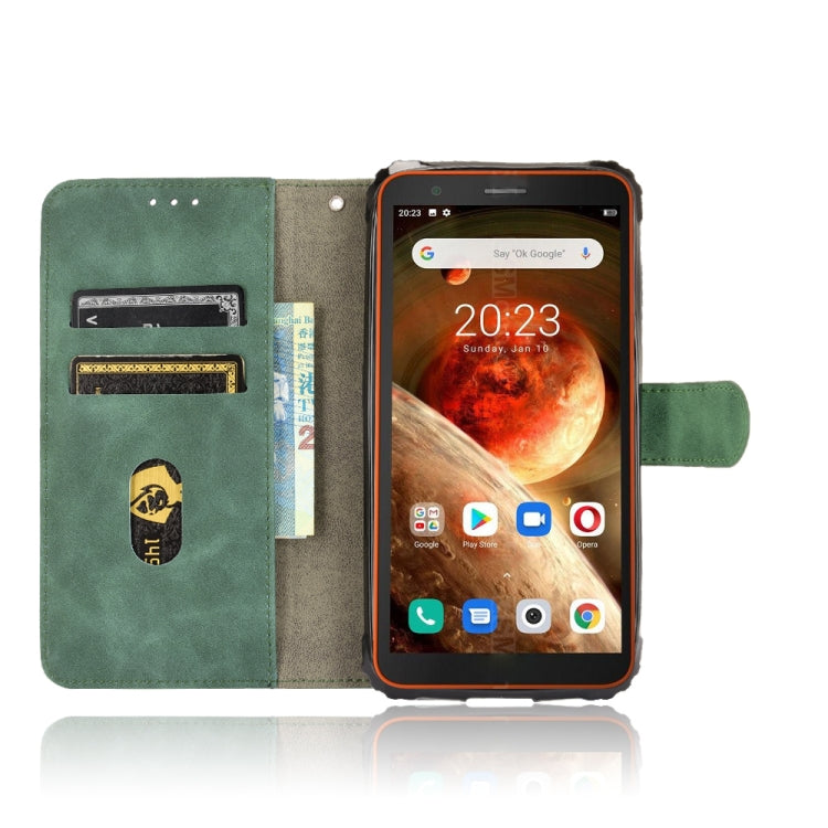 For Blackview BV6600 Solid Color Skin Feel Magnetic Buckle Horizontal Flip Calf Texture PU Leather Case with Holder & Card Slots & Wallet