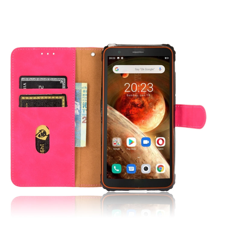 For Blackview BV6600 Solid Color Skin Feel Magnetic Buckle Horizontal Flip Calf Texture PU Leather Case with Holder & Card Slots & Wallet