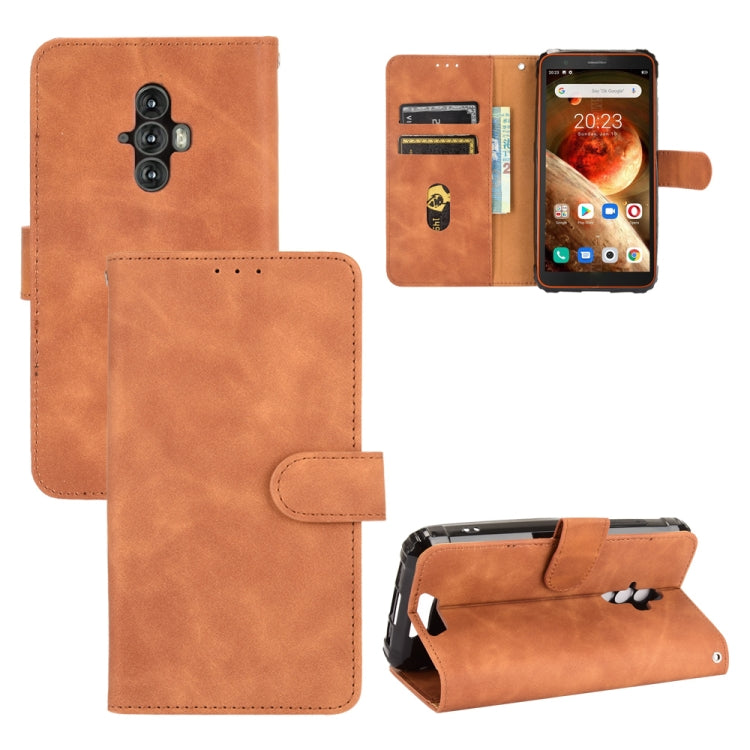 For Blackview BV6600 Solid Color Skin Feel Magnetic Buckle Horizontal Flip Calf Texture PU Leather Case with Holder & Card Slots & Wallet