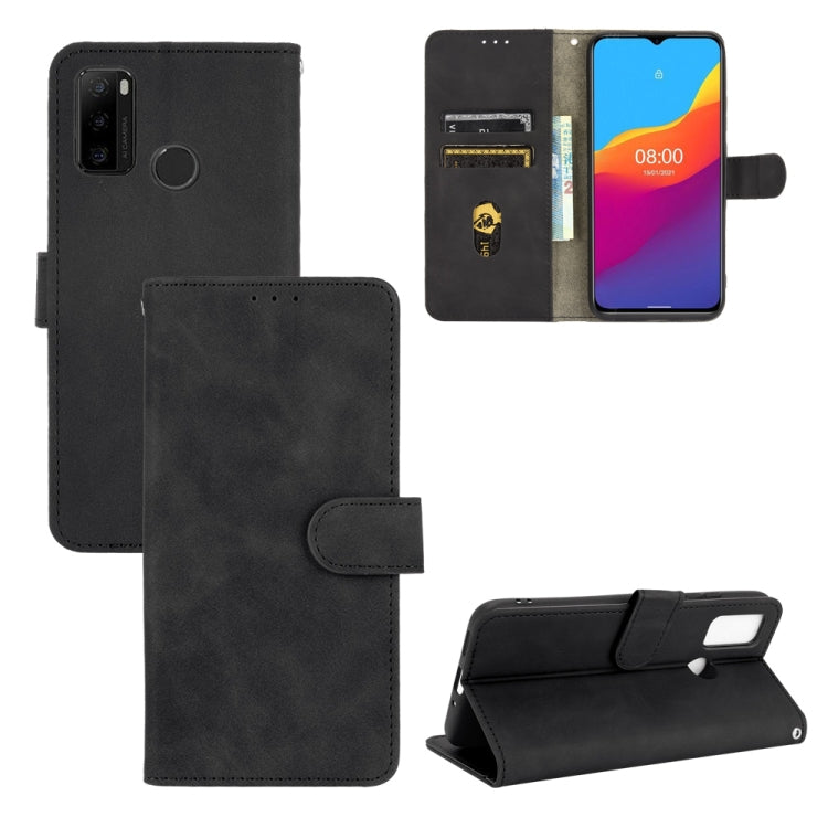 For Ulefone Note 10 Solid Color Skin Feel Magnetic Buckle Horizontal Flip Calf Texture PU Leather Case with Holder & Card Slots & Wallet