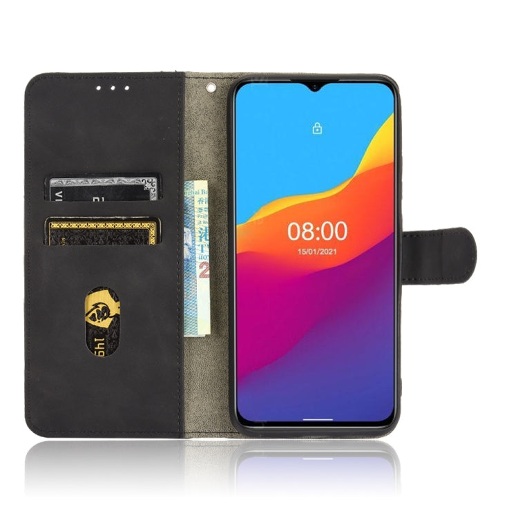 For Ulefone Note 10 Solid Color Skin Feel Magnetic Buckle Horizontal Flip Calf Texture PU Leather Case with Holder & Card Slots & Wallet