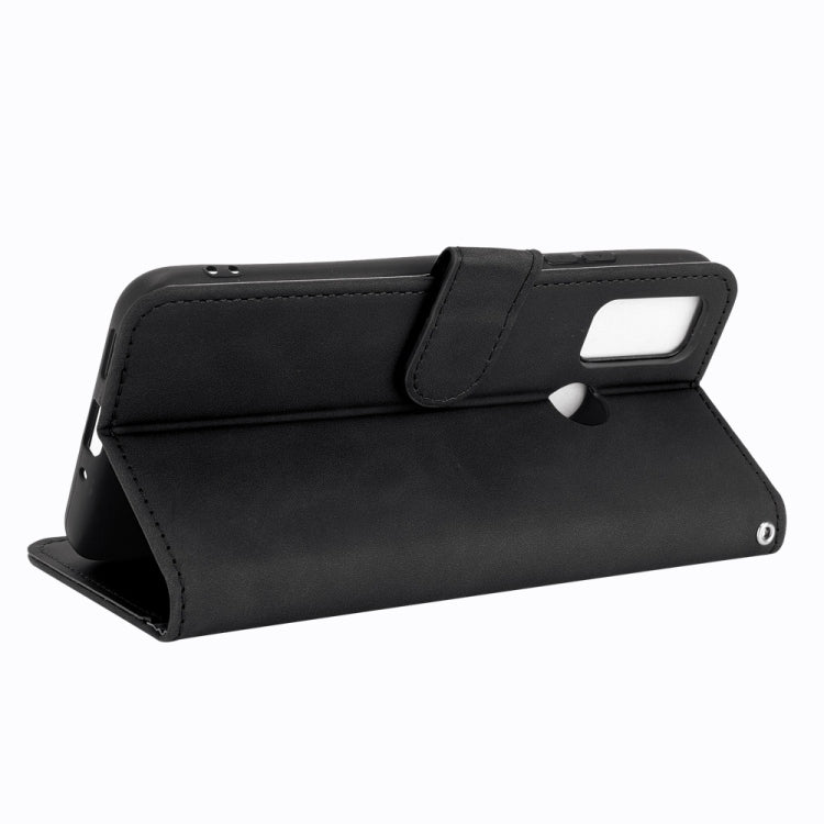 For Ulefone Note 10 Solid Color Skin Feel Magnetic Buckle Horizontal Flip Calf Texture PU Leather Case with Holder & Card Slots & Wallet