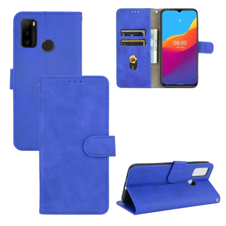 For Ulefone Note 10 Solid Color Skin Feel Magnetic Buckle Horizontal Flip Calf Texture PU Leather Case with Holder & Card Slots & Wallet