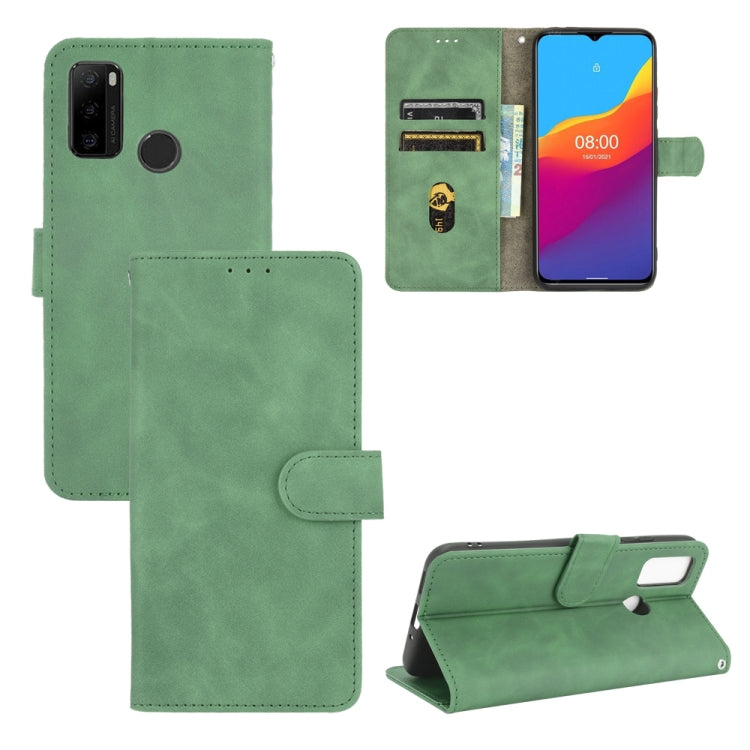 For Ulefone Note 10 Solid Color Skin Feel Magnetic Buckle Horizontal Flip Calf Texture PU Leather Case with Holder & Card Slots & Wallet