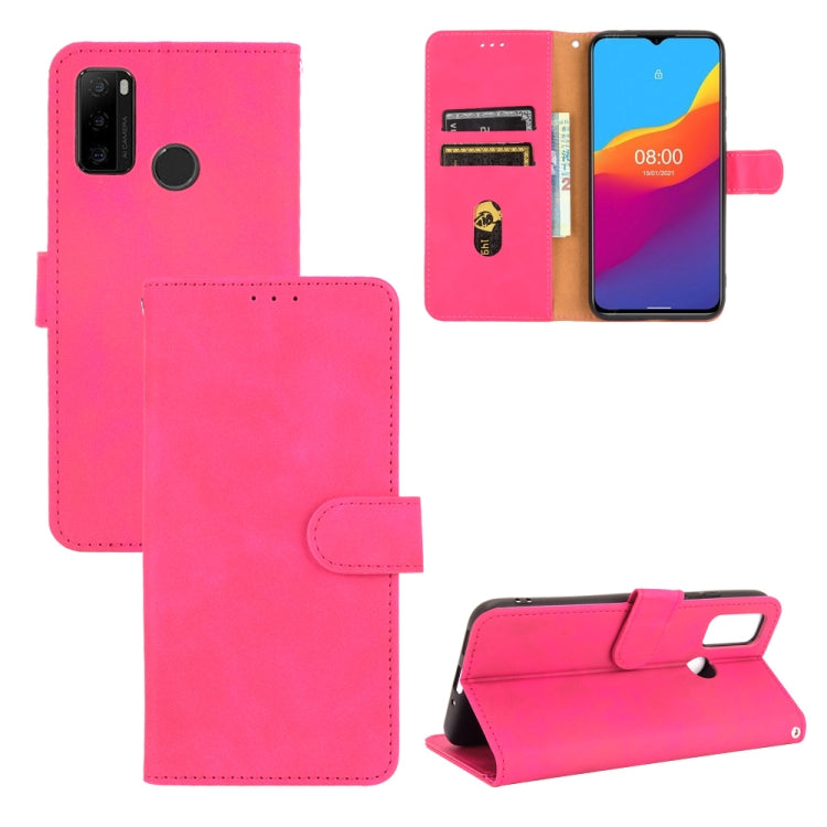 For Ulefone Note 10 Solid Color Skin Feel Magnetic Buckle Horizontal Flip Calf Texture PU Leather Case with Holder & Card Slots & Wallet