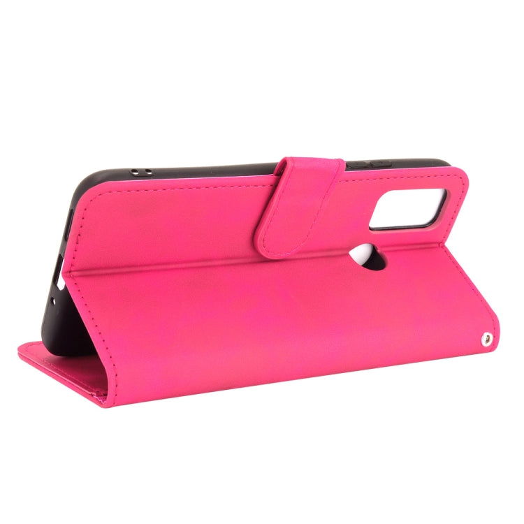 For Ulefone Note 10 Solid Color Skin Feel Magnetic Buckle Horizontal Flip Calf Texture PU Leather Case with Holder & Card Slots & Wallet