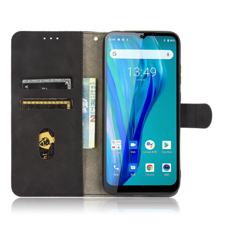 For Oukitel C23 Pro Solid Color Skin Feel Magnetic Buckle Horizontal Flip Calf Texture PU Leather Case with Holder & Card Slots & Wallet