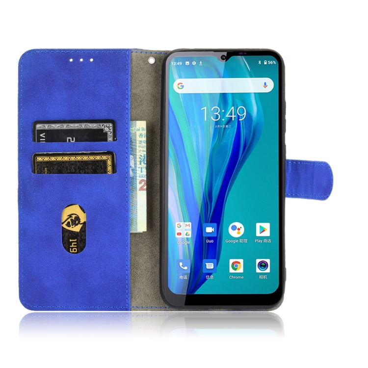 For Oukitel C23 Pro Solid Color Skin Feel Magnetic Buckle Horizontal Flip Calf Texture PU Leather Case with Holder & Card Slots & Wallet