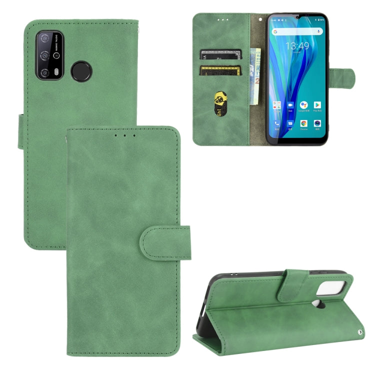 For Oukitel C23 Pro Solid Color Skin Feel Magnetic Buckle Horizontal Flip Calf Texture PU Leather Case with Holder & Card Slots & Wallet