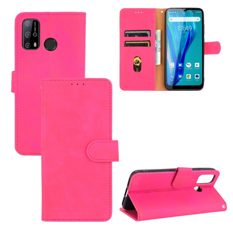For Oukitel C23 Pro Solid Color Skin Feel Magnetic Buckle Horizontal Flip Calf Texture PU Leather Case with Holder & Card Slots & Wallet