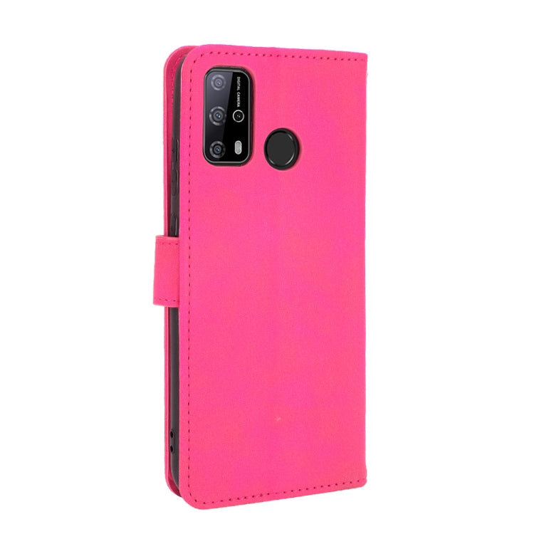 For Oukitel C23 Pro Solid Color Skin Feel Magnetic Buckle Horizontal Flip Calf Texture PU Leather Case with Holder & Card Slots & Wallet