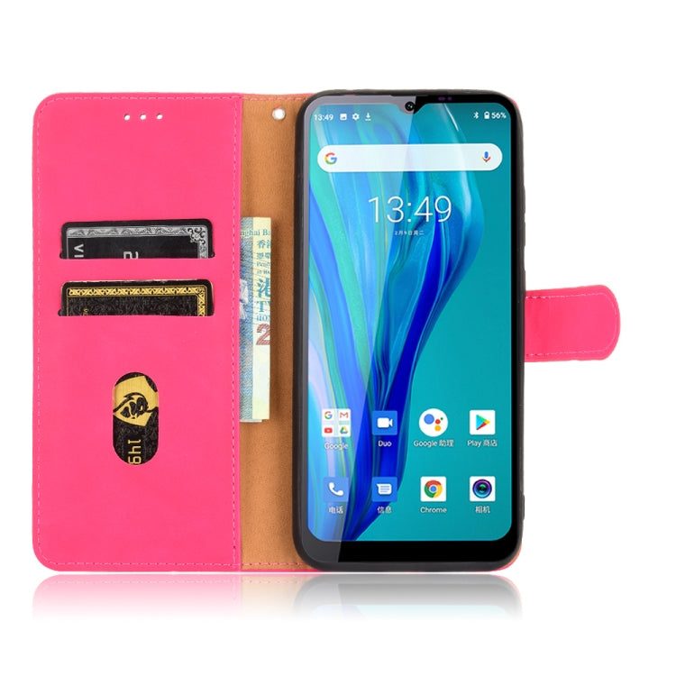 For Oukitel C23 Pro Solid Color Skin Feel Magnetic Buckle Horizontal Flip Calf Texture PU Leather Case with Holder & Card Slots & Wallet