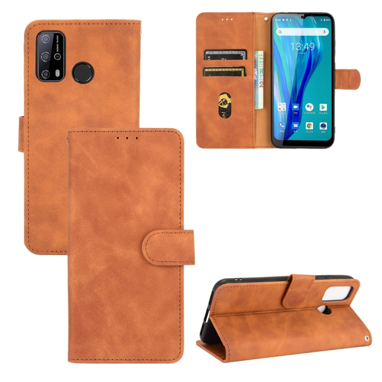 For Oukitel C23 Pro Solid Color Skin Feel Magnetic Buckle Horizontal Flip Calf Texture PU Leather Case with Holder & Card Slots & Wallet