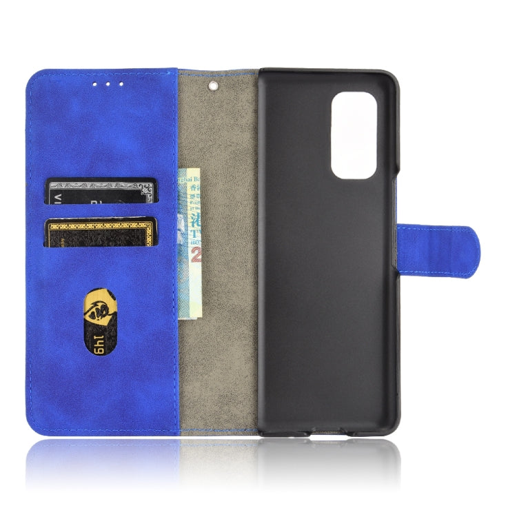 For Xiaomi Mi Mix Fold Solid Color Skin Feel Magnetic Buckle Horizontal Flip Calf Texture PU Leather Case with Holder & Card Slots & Wallet