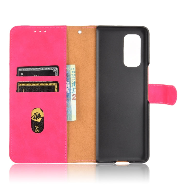 For Xiaomi Mi Mix Fold Solid Color Skin Feel Magnetic Buckle Horizontal Flip Calf Texture PU Leather Case with Holder & Card Slots & Wallet
