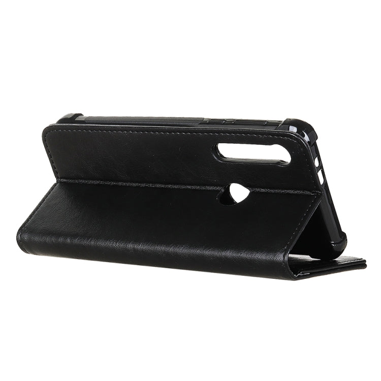 For Motorola One Macro Magnetic Retro Crazy Horse Texture Horizontal Flip Leather Case with Holder & Card Slots
