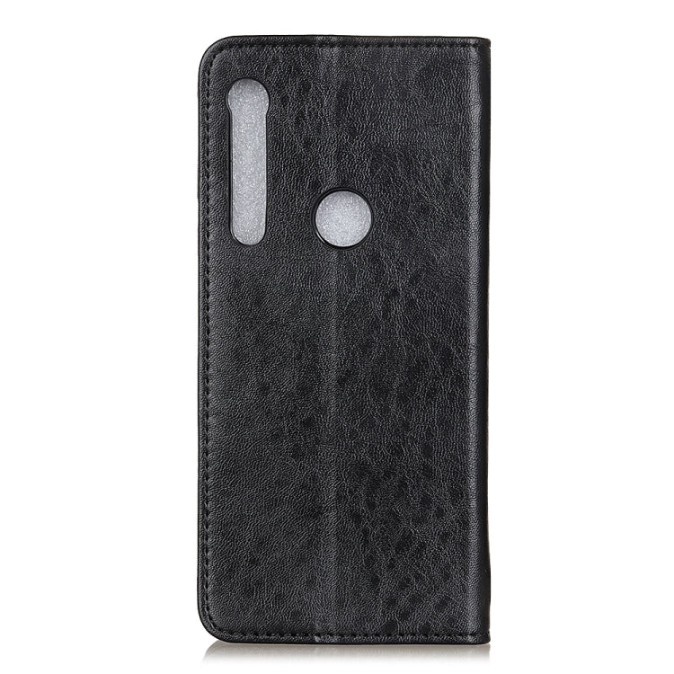 For Motorola G8 Play Magnetic Retro Crazy Horse Texture Horizontal Flip Leather Case with Holder & Card Slots
