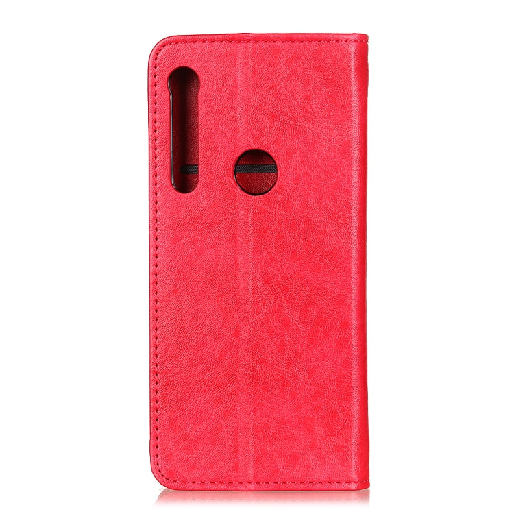 For Motorola G8 Play Magnetic Retro Crazy Horse Texture Horizontal Flip Leather Case with Holder & Card Slots