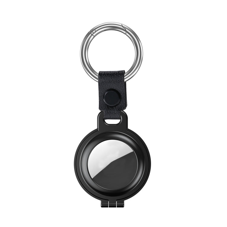 Shockproof Anti-scratch Aluminum Alloy Case Cover with Keychain Ring Loop For AirTag