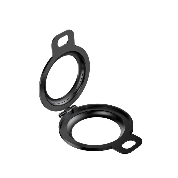 Shockproof Anti-scratch Aluminum Alloy Case Cover with Keychain Ring Loop For AirTag
