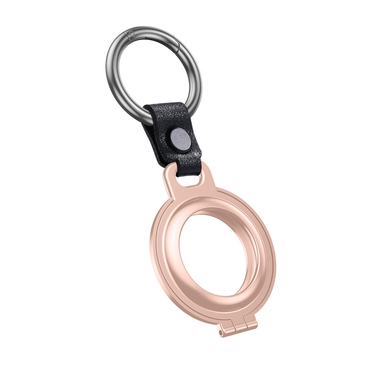 Shockproof Anti-scratch Aluminum Alloy Case Cover with Keychain Ring Loop For AirTag