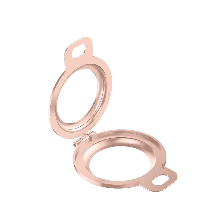 Shockproof Anti-scratch Aluminum Alloy Case Cover with Keychain Ring Loop For AirTag