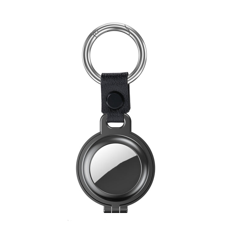 Shockproof Anti-scratch Aluminum Alloy Case Cover with Keychain Ring Loop For AirTag