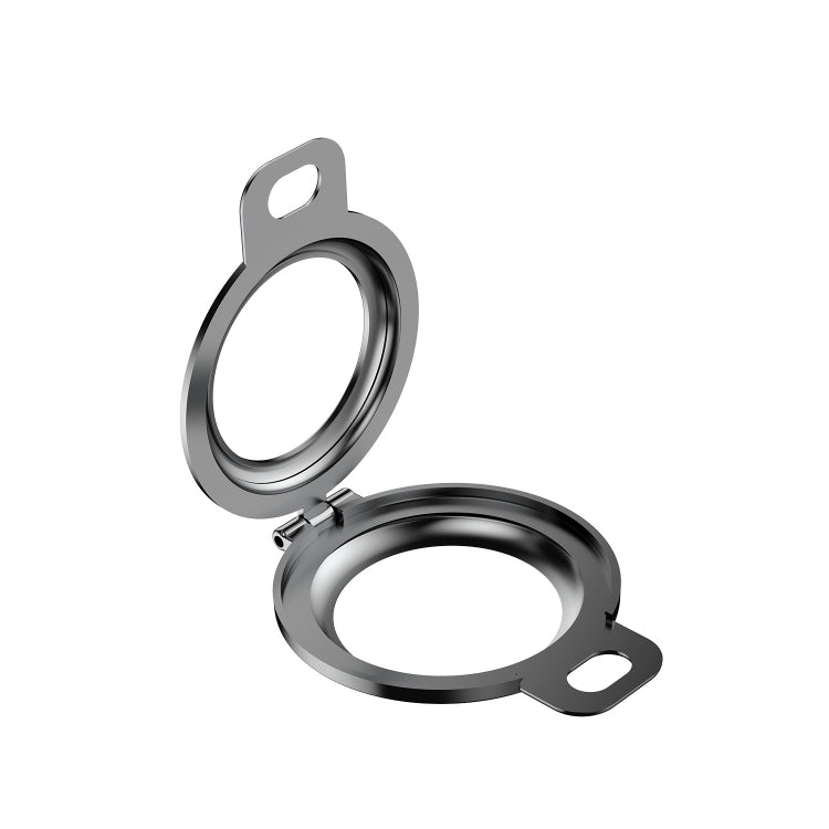 Shockproof Anti-scratch Aluminum Alloy Case Cover with Keychain Ring Loop For AirTag