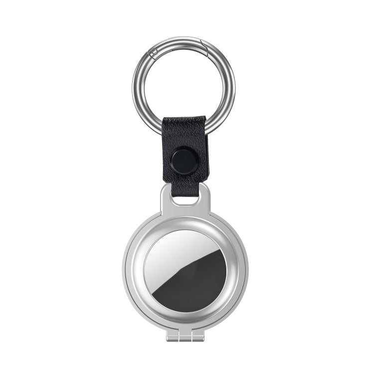 Shockproof Anti-scratch Aluminum Alloy Case Cover with Keychain Ring Loop For AirTag