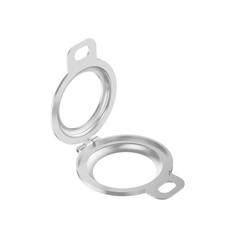Shockproof Anti-scratch Aluminum Alloy Case Cover with Keychain Ring Loop For AirTag