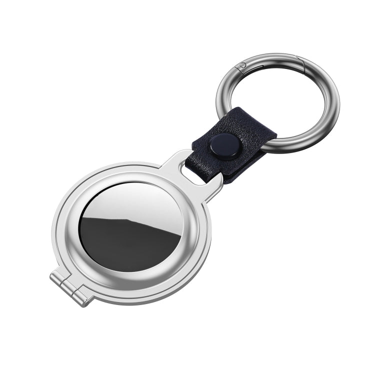 Shockproof Anti-scratch Aluminum Alloy Case Cover with Keychain Ring Loop For AirTag