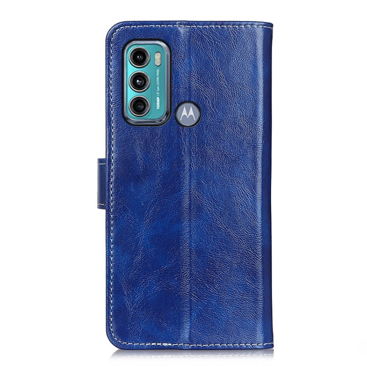 For Motorola Moto G60 / G40 Fusion Retro Crazy Horse Texture Horizontal Flip Leather Case with Holder & Card Slots & Photo Frame & Wallet