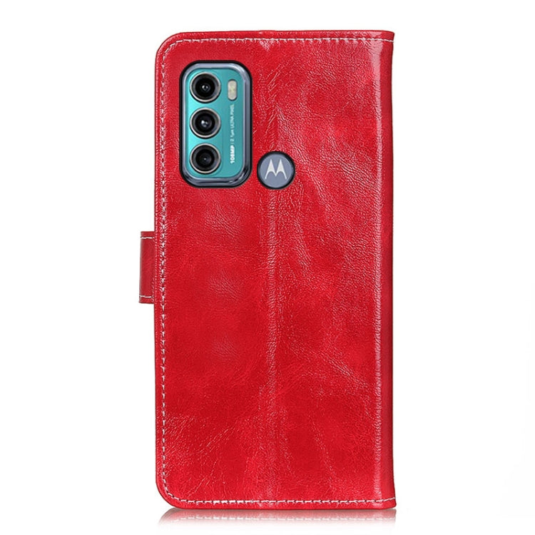 For Motorola Moto G60 / G40 Fusion Retro Crazy Horse Texture Horizontal Flip Leather Case with Holder & Card Slots & Photo Frame & Wallet