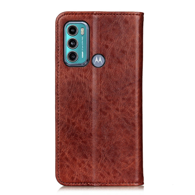 For Motorola Moto G60 / G40 Fusion Magnetic Crazy Horse Texture Horizontal Flip Leather Case with Holder & Card Slots & Wallet