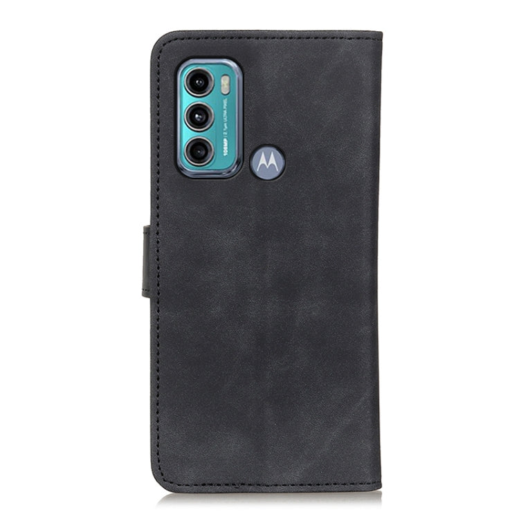 For Motorola Moto G60 / G40 Fusion KHAZNEH Retro Texture Horizontal Flip Leather Case with Holder & Card Slots & Wallet