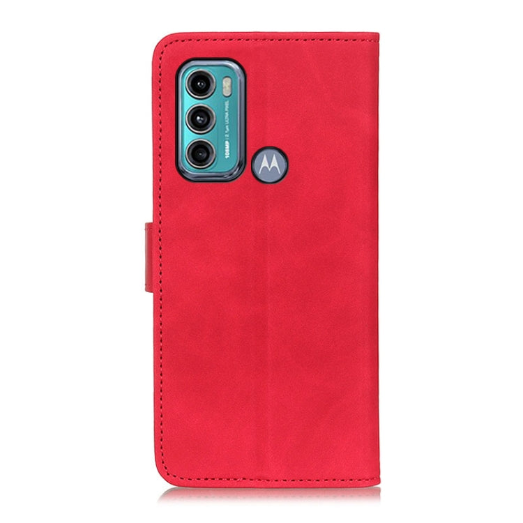 For Motorola Moto G60 / G40 Fusion KHAZNEH Retro Texture Horizontal Flip Leather Case with Holder & Card Slots & Wallet