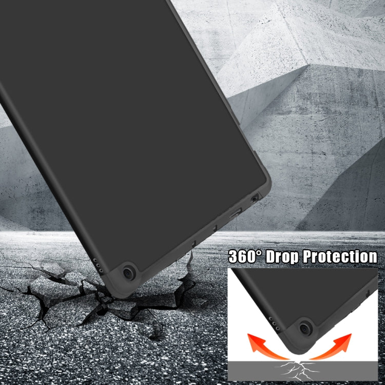 For Amazon Kindle Fire HD 10 / 10 Plus 2021 Multi-folding Horizontal Flip PU Leather Shockproof Case with Holder