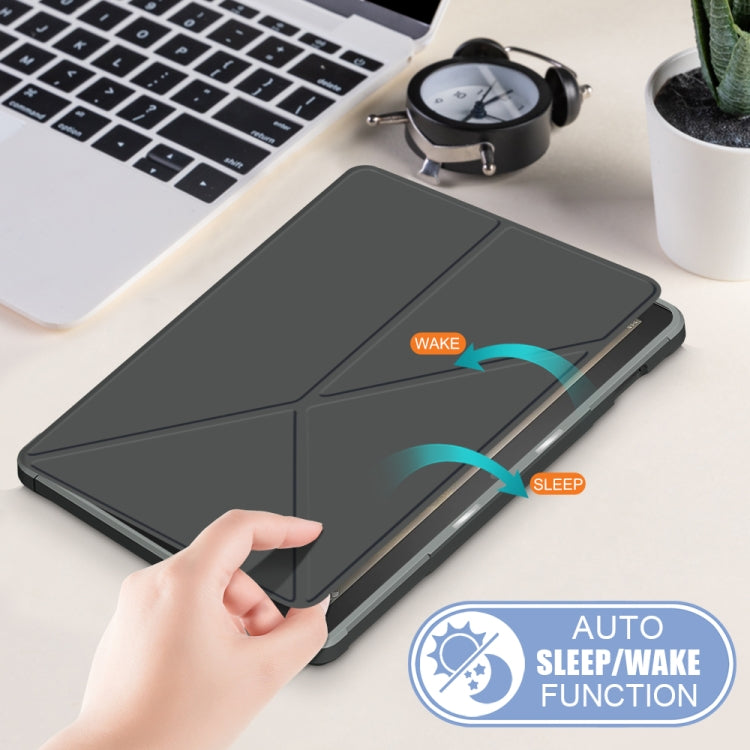 For Amazon Kindle Fire HD 10 / 10 Plus 2021 Multi-folding Horizontal Flip PU Leather Shockproof Case with Holder