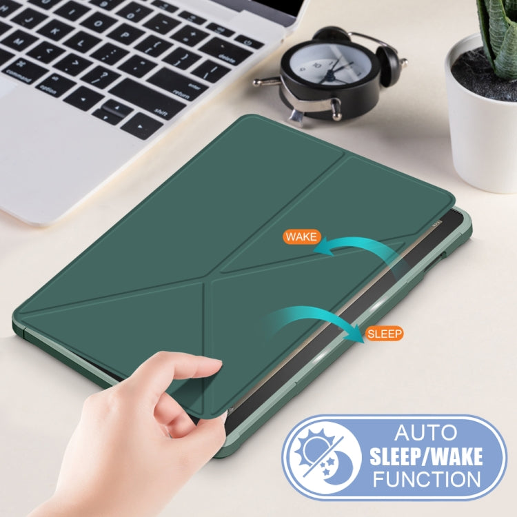 For Amazon Kindle Fire HD 10 / 10 Plus 2021 Multi-folding Horizontal Flip PU Leather Shockproof Case with Holder