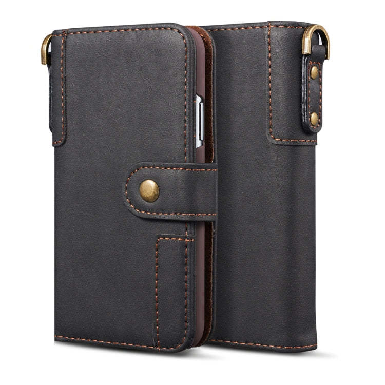 For Huawei P40 Retro Cowhide Texture Horizontal Leather Case with Card Slots & Wallet & Holder & Lanyard & Hand Strap