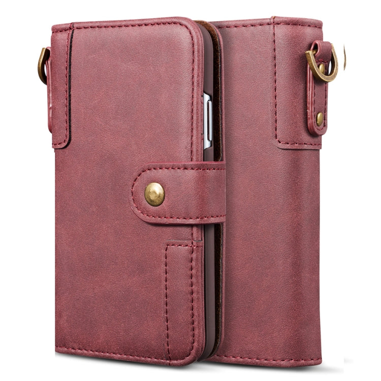 For Huawei P40 Retro Cowhide Texture Horizontal Leather Case with Card Slots & Wallet & Holder & Lanyard & Hand Strap